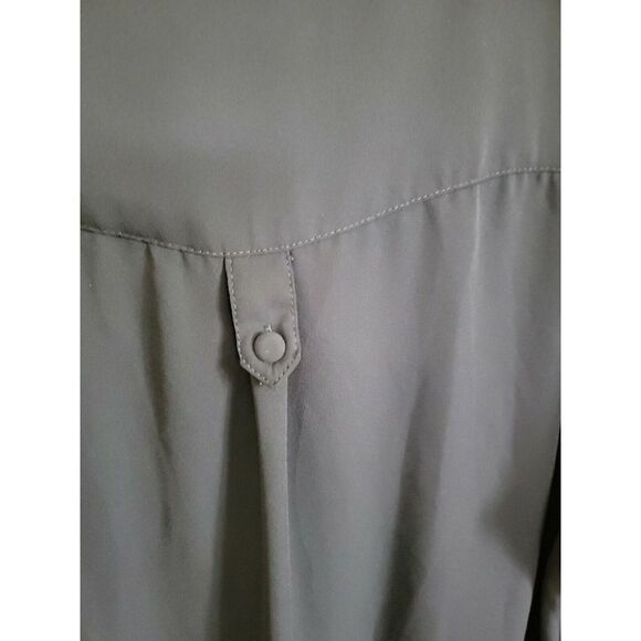 Torrid Harper 3 Black Georgette Pullover‎ 3/4 Roll Tab Sleeve 3X Black 24/26 - Picture 6 of 6